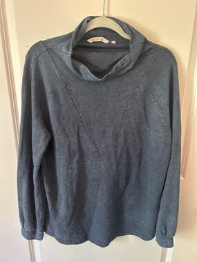 Soft Surroundings Slate Blue Turtleneck Sweater